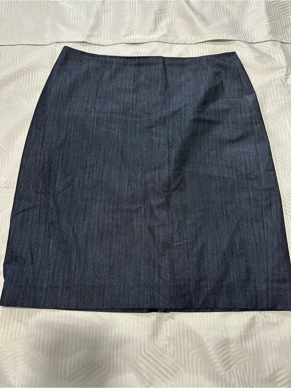 Anne Klein Charcoal Gray Tailored Pencil Skirt - Size 8